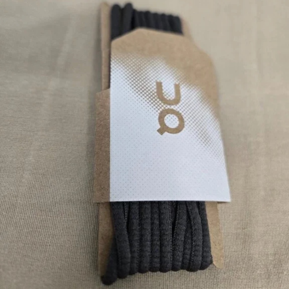 On Cloud Sneakers Shoe Laces Dark Gray Replacement NEW